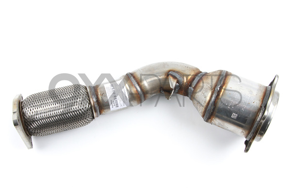 Exhaust pipe with catalyst