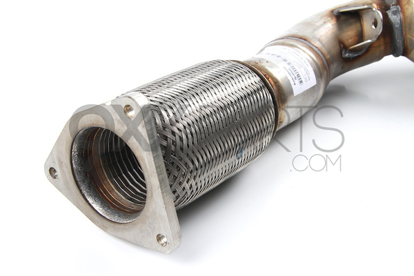 Exhaust pipe with catalyst