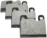 1 set of brake pads for
disk brake
