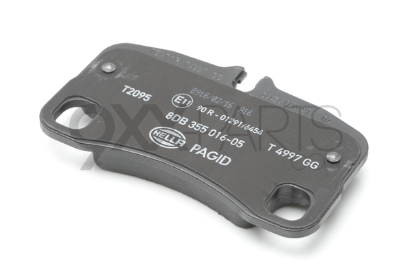 1 set of brake pads for
disk brake